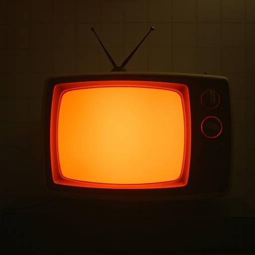 Icono de televisión representando producción televisiva
